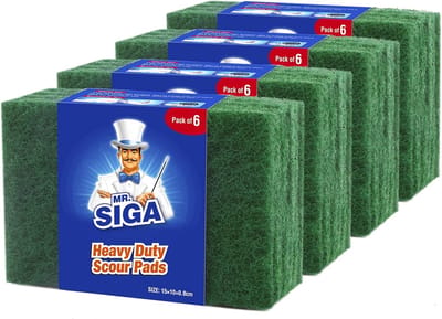 Zware Schuursponsen 24-Pack voor Keuken en Huishouden - Sterke en Duurzame Reinigingspads