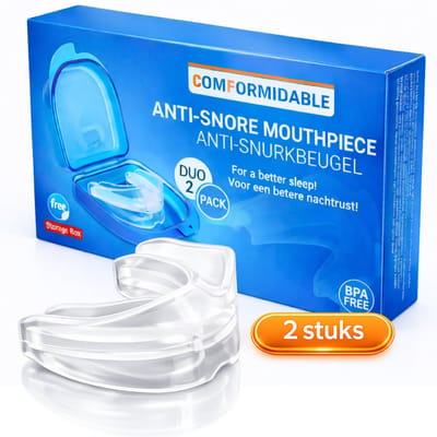 Comformidable® Nachtbitje - Knarsbitje - tegen Tandenknarsen en Snurken - Anti-Snurkbeugel - Nachtbeugel op maat - Gebitsbeschermer