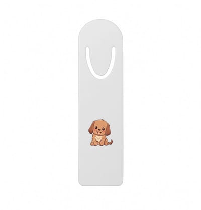 Hacebo® - puppy metalen boekenlegger - Dieren liefhebbers - Honden - Dieren liefhebbers - puppy's - huisdieren sleutelhanger - Hondenpoot - Love my dog - hond - labrador - herdershond Bladwijzer boekenleggers - 12.7 cm x 3.2cm
