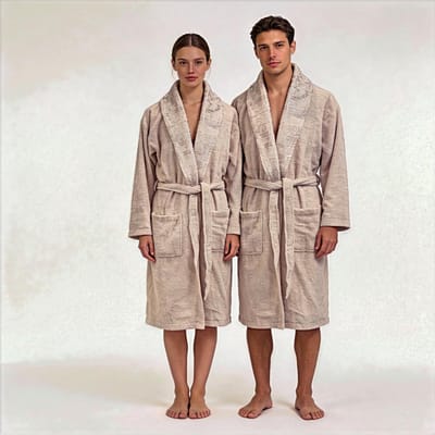 Nurpak Luxe Bamboe Badjas – 70% Bamboe / 30% Katoen – 390 GSM – Zacht & Sneldrogend – Unisex