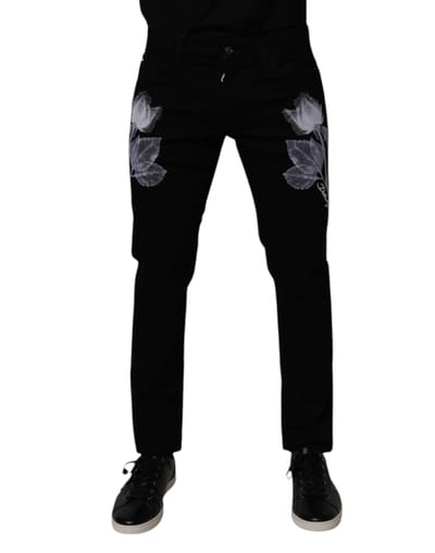 Rozenprint Casual Broek