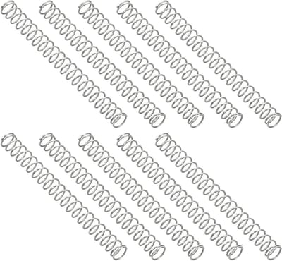 Compressieveren - Kleine veren - Reparaties en projecten - Roestvrij staal - 10 stuks 30mm - Zilver