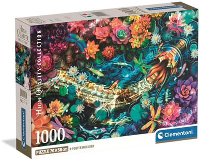 Clementoni - Puzzel - 1000 Stukjes - Koi River - Puzzel Voor Volwassenen - High Quality Collection