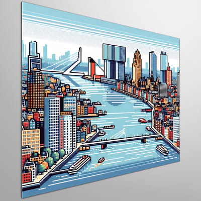 Kunstprint | Wanddecoratie | Dibond | 30 × 30 cm