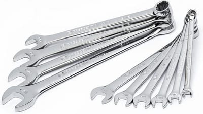 Crescent Ringsteeksleutel Set - 1/4" tot 1/2" - 10-delig