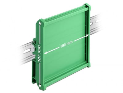 Delock Board Holder (107 mm) for DIN Rail 10 cm long