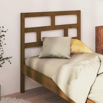vidaXL - Hoofdbord - 81x4x100 - cm - massief - grenenhout - honingbruin