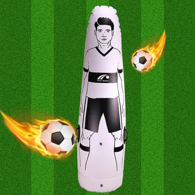 Unyqoos® Opblaasbare Voetbaltrainingsdummy voor Kinderen en Volwassenen van PVC