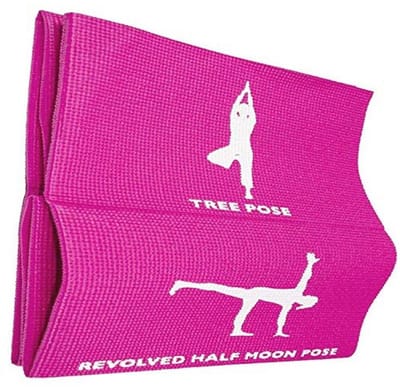 Opvouwbare Yogamat, Pilatesmat, Trainingsmat, Antislip, Lichtgewicht, Ideaal voor Reizen en Fitness, 60 x 174 cm, 4 mm Dikte