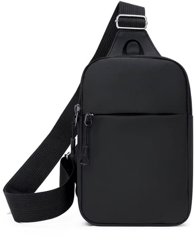 LOUD AND CLEAR® - Crossbody Tas - Schoudertas - Telefoontasje - Heren - Zwart