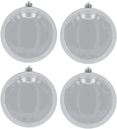 Dailygoody - XXL-kerstballen - Vorstbestendig - Zilver - Kerstdecoratie - Weerbestendig - Perfect voor buiten - Geschikt voor Kerstmis