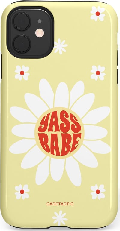 Casetastic Hoesje Geschikt voor Apple iPhone 11 - Stijlvolle Beschermende Duo-layer Case - Yass babe