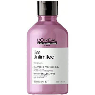 Serie Expert Liss Unlimited Smoothing Shampoo 300 ml – Shampoo, Anti-Frizz, For Unruly Hair, Pro-Keratin, Suitable For Daily Hair Wash