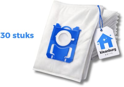 Kleanburg® - Stofzuigerzakken - geschikt voor Philips Performer Silent Stofzuigers - Sbag - 30 stuks