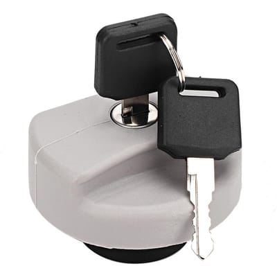 Brandstoftank Benzinedop Grijs Deksel Vergrendelbaar + Sleutels 1702834 93224461 Geschikt voor Vauxhall Opel Vectra Astra black