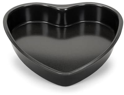 Patisse Stalen hart Cake Pan, 7 7/8-inch, Multi Colour, Speciale Interne Non-stick Whitford Xylan Coating