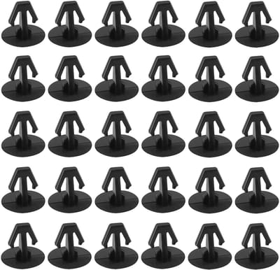 aladdien - Deurafdichting Trim Clips - 30 Stuks - Kunststof - Zwart - Weerbestendig - Perfect voor Nissan en Honda