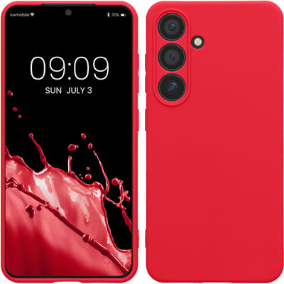 kwmobile telefoonhoesje geschikt voor Samsung Galaxy S24 - Hoesje voor smartphone - Precisie camera uitsnede - In neon roze