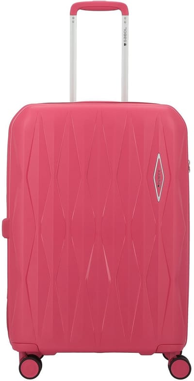 Gabol Infinity 4 wielen Trolley 66 cm met uitbreidingsplooi - Harde bagage - TSA slot - fucsia