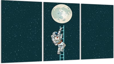 TMK ArtDeko - Kookplaat achterwand - Glas - 3x30x52 cm - Veelzijdig Gebruik