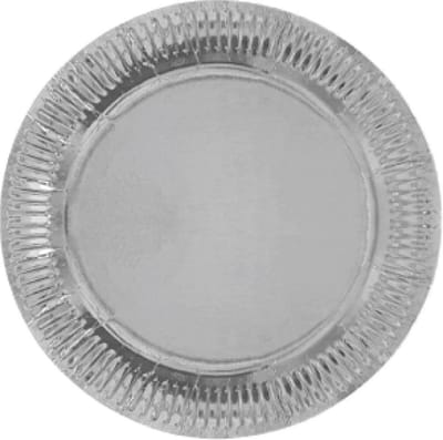 Feestborden Zilver 22 Cm 8 Stuks