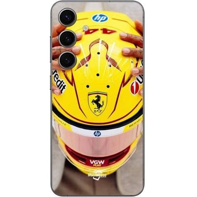Coque de téléphone - Ferrari - Hamilton 44 - Souple - Silicone - Samsung Galaxy S24 Plus zwart