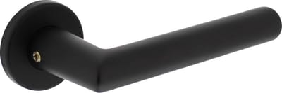 Intersteel Deurkruk Broome op rozet ø50x7 mm aluminium zwart