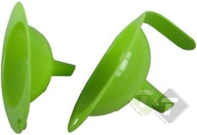 Trechterset 2 delig, groene trechter set, 2 stuks, ovale trechterset.