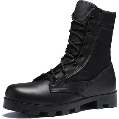 Militaire Man Tactische Laarzen Mannen Werk Veiligheidsschoenen Goedkope Schoenen Opruiming Gratis Verzending Mannen Schoenen Mannen Motorlaars Heren Leger 40 black