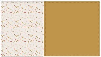 Lässig Hydrofiele luier swaddle doek 120x120cm XL Little Mateys spicy orange 2 stuks