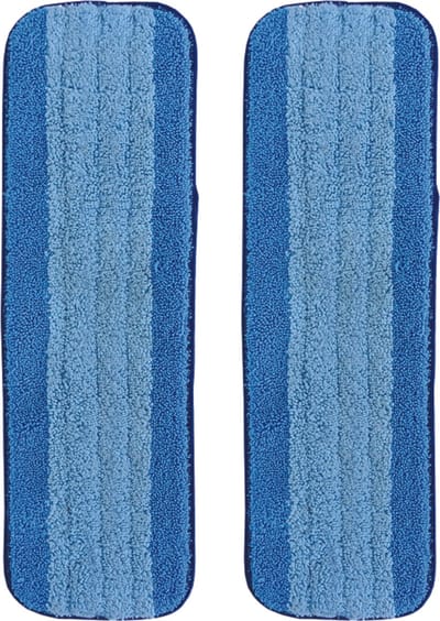 Bona Microfiber Cleaning Pad - Microvezel Reinigingspad - Vervangingsdoek - 42 CM - 500 x Wasbaar - 2 Stuks