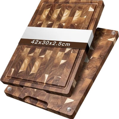 DailySupplies® Snijplank Hout - Hakblok - Snijplanken - Bruin