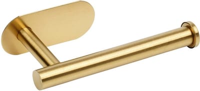 Toiletrolhouder Edelstaal Gouden - WC Rolhouder - Toiletpapierhouder
