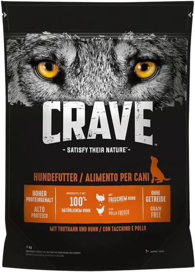 Droogvoer voor Volwassen Honden (1+ jaar) met Kip en Kalkoen - 1 kg
