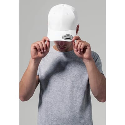 Flexfit - Curved Classic Snapback white one size Snapback Pet - Wit
