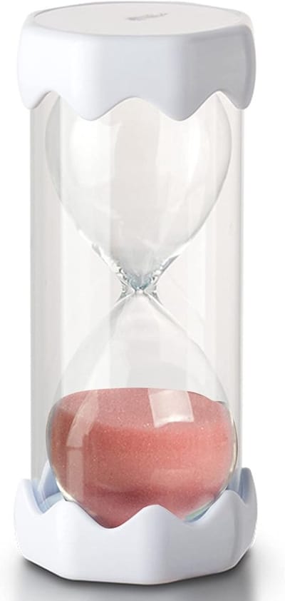 Zandloper - Zandloper timer - Koken en lezen - Dubbellaagse bescherming - 30 minuten - Roze