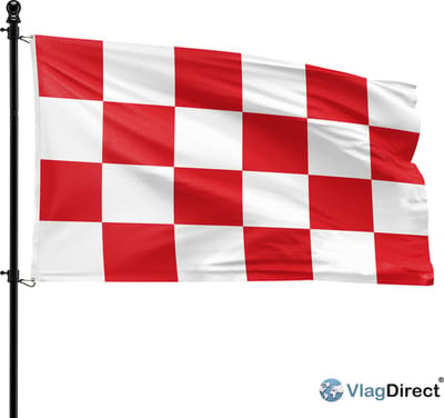 VlagDirect - Brabantse vlag - Brabant vlag - Noord-Brabant vlag - 90 x 150 cm.