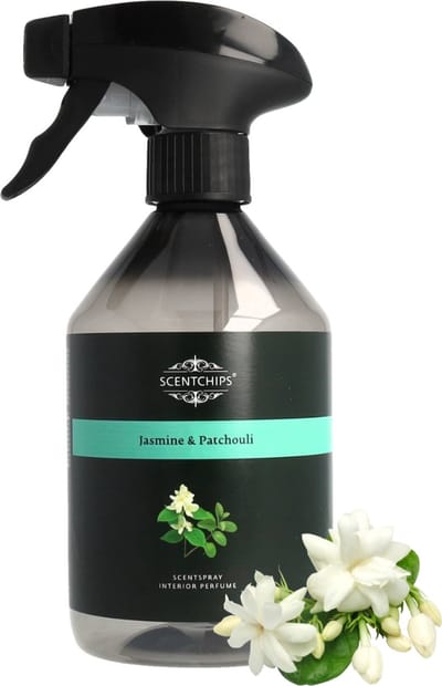 Scentchips Jasmine & Patchouli Interieurspray - Roomspray – Huisparfum – Huisspray – Geurspray – 500ML