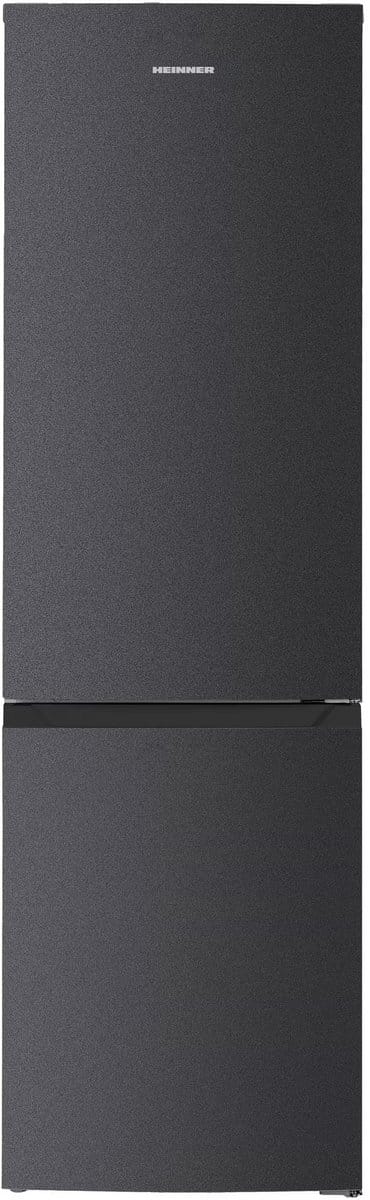 Heinner Koel-vriescombinatie 253 liter – No Frost – Vrijstaand – 39 dB – Energielabel E – Supervriezen – Antracietgrijs – Inverter – 5 jaar garantie