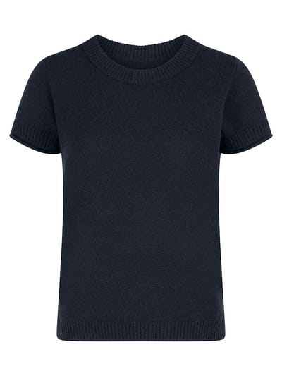 Trui 100% kasjmier Van Peter Hahn blauw
