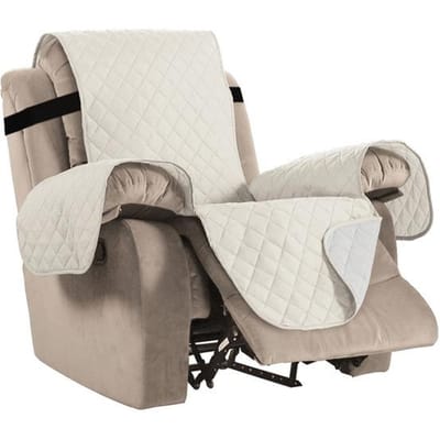 Waterdichte Fauteuil Bankhoes Huisdier Vriendelijk Duurzaam Beschermhoes voor Lazy Boy Fauteuil Bank Handdoek Mat beige
