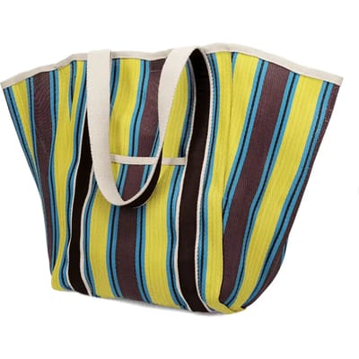 Gerecycled handtas met leren handvat Rex London