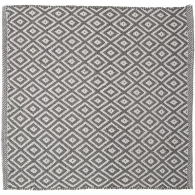 Sealskin -  Trellis Badmat 60x60 cm - Katoen -  Grijs