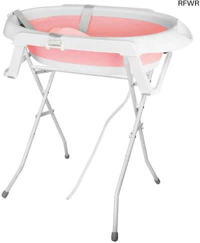 RFWR® Opvouwbaar Babybad met Standaard - Veilig en Ruimtebesparend voor Pasgeborenen