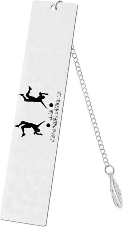 Akyol - elke keer hoger springen boekenlegger - Handbal - familie vrienden sporters - cadeau
