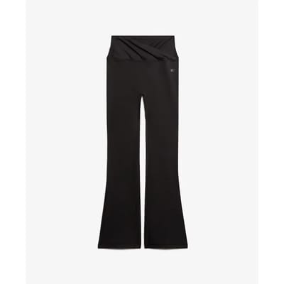 Superdry Studios Flare Leggings Black Grootte: 40