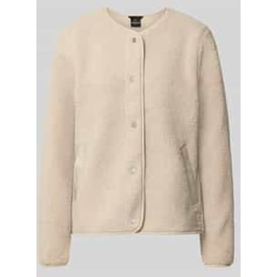 Regular fit jack met structuurpatroon model 'Selma'
