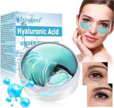 Collageen oogmasker 60 STUKS - verzorgende eye patches tegen wallen en donkere kringen - gezichtsmaskers verzorging - eye oog patches pads