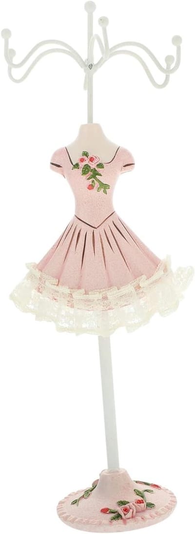 Sieradenrek - Oorbelhouder Kettinghouder - Sieraden Organiseren - Uniek Vormgegeven - 25x7.5cm - Roze