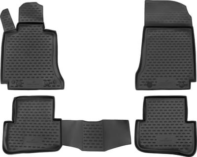 Walser Rubberen Voetmatten XTR geschikt voor Mercedes-Benz C-Klasse (W204) 01/2007 - 01/2015 - C-Klasse (S204) 08/2007 - 08/2014